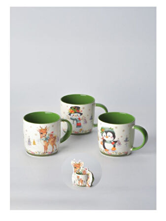 Tohana Yeni Yıl Kağıt Paketli Porselen Kupa 10291