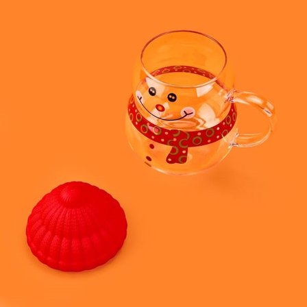 Evidea Kitchen Kardan Adam Cam Kupa - Renkli - 400 ml