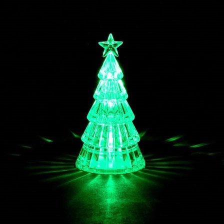 Tohana Çam Ağacı Dekoratif Aydınlatma - Şeffaf - 12 cm