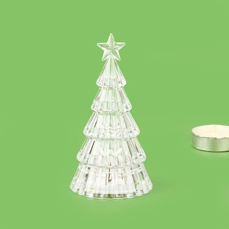 Tohana Çam Ağacı Dekoratif Aydınlatma - Şeffaf - 12 cm