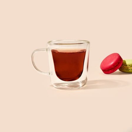 Tohana Çift Cidarlı 2'li Cam Fincan - Şeffaf - 100 ml