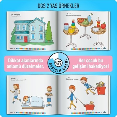 Dikkati Güçlendirme Seti - Anasınıfı 2 Yaş Neuro Via - Osman ABALI
