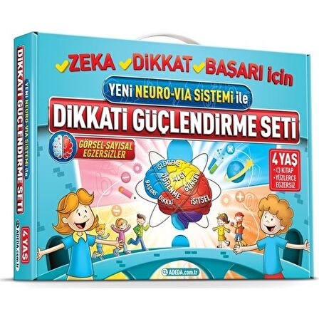 Dikkati Güçlendirme Seti Anasınıfı 4 Yaş - Osman Abalı