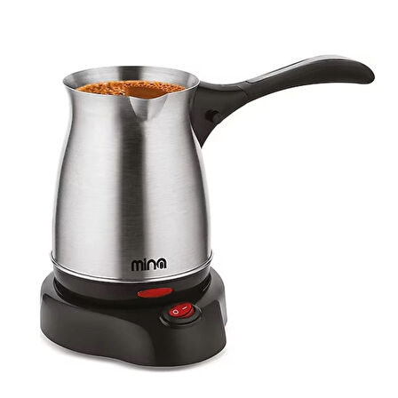 Mina Kafinox 800W Elektrikli Cezve Çelik Kahve Makinesi