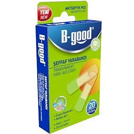 B-Good Şeffaf Yara Bandı 20 Li