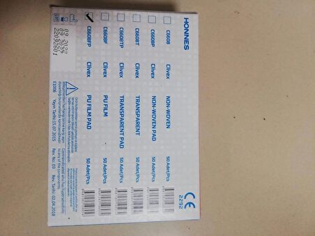 C6608FP Clivex Poliüretan Katater Sabitleme Pad li STERİL 6*8cm 50 li