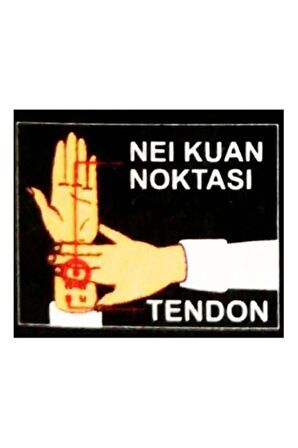 Getwell Nausea Kusma ve Bulantı Önleyici Bileklik Band (Yetişkin) Siyah