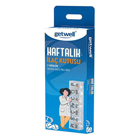 Getwell Haftalık İlaç Kutusu