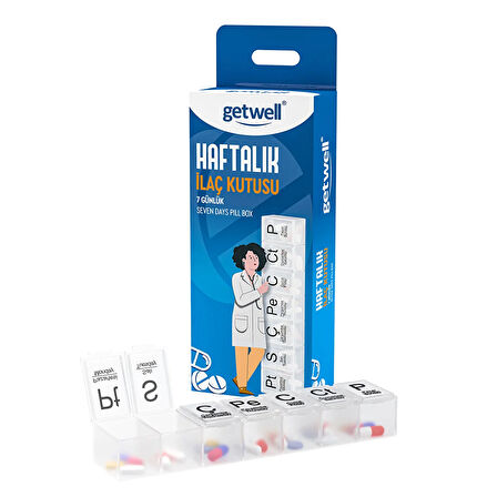 Getwell Haftalık İlaç Kutusu