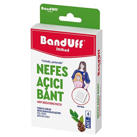 Banduff Nefes Açıcı Bant 6 lı