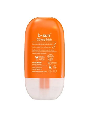 B- Good Güneş Sütü Yüz SPF50+ 50 ml