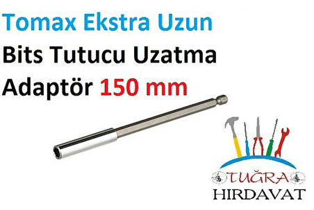 Tomax Manyetik Mıknatıs Bits Uzatma Adaptörü 150mm Ekstra Uzun