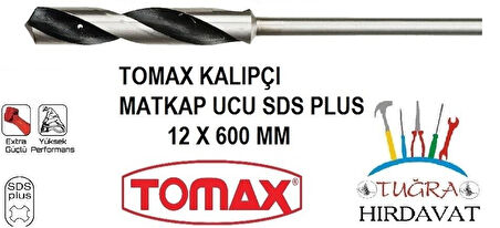 Tomax Sds Plus İnşaat Kalıpçı Matkap Ucu 12x600