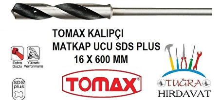 Tomax Sds Plus İnşaat Kalıpçı Matkap Ucu 16x600 
