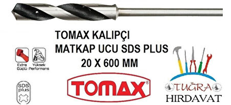 Tomax Sds Plus İnşaat Kalıpçı Matkap Ucu 20x600