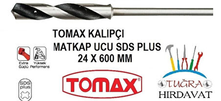 Tomax Sds Plus İnşaat Kalıpçı Matkap Ucu 24x600