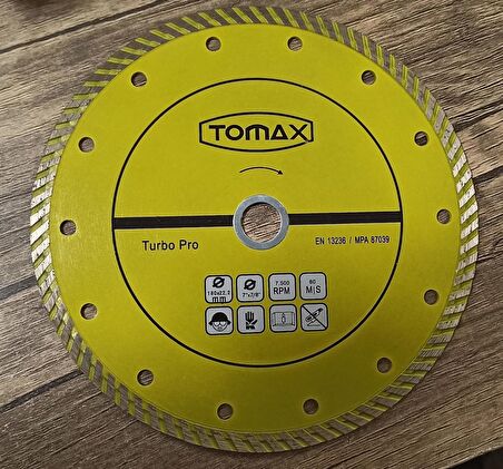 ORJİNALDİR Tomax Mpa 87039 180X22.2 Turbo Pro Granit Mermer Fayans Kesici