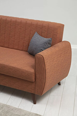 Alkon Üçlü Koltuk Kiremit