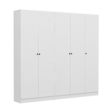 Minar Kale 210 Cm 5 Kapaklı 3B Raf Portmanto Byz Mbr Panjur Byz