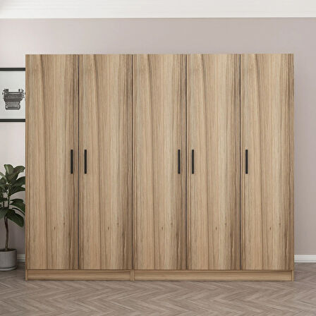 Minar Kale 5 Kapaklı 2 Ç Dolap Dore 190CM