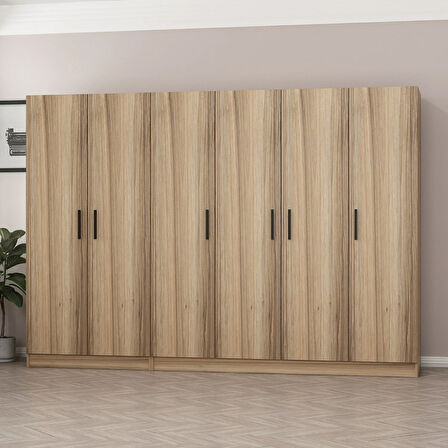 Minar Kale 6 Kapaklı 2 Ç Dolap Dore 190CM