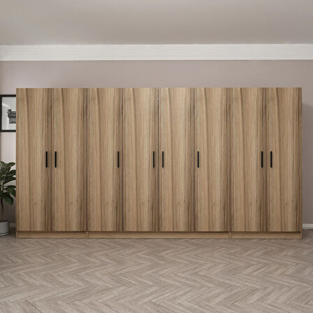 Minar Kale 8 Kapaklı 2 Ç Dolap Dore 190CM