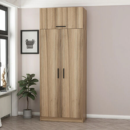 Minar Kale 2 Kapaklı Dolap Ve Yüklük Dore 235CM