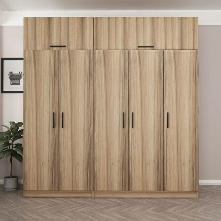 Minar Kale 5 Kapaklı 2 Ç Dolap Ve Yüklük Dore 235CM