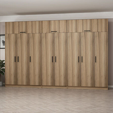 Kale 8 Kapaklı 4 Ç Dolap Ve Yüklük Dore 235CM