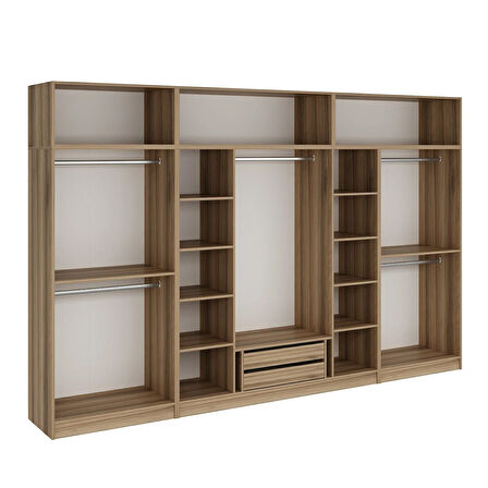 Minar Kale 8 Kapaklı 2 Ç Dolap Ve Yüklük Dore Antrasit 235CM