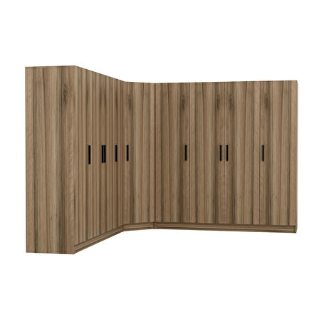 Minar Kale 9 Kapaklı 4 Ç Köşe Dolap Dore 190CM