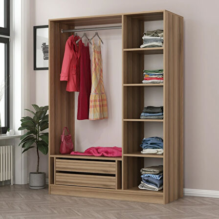 Minar Kale 3 Kapaklı 2 Ç Dolap Dore 210CM