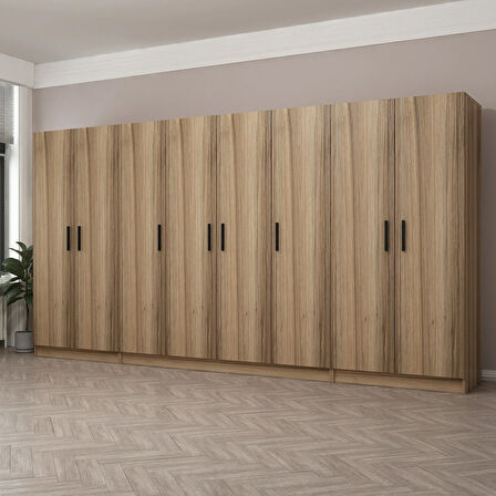 Minar Kale 8 Kapaklı 2 Ç Dolap Dore 210CM