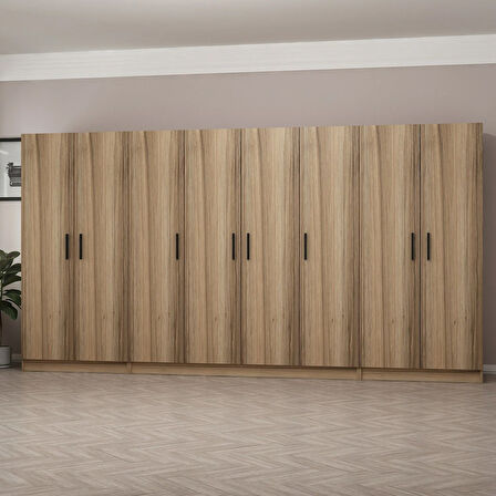 Minar Kale 8 Kapaklı 2 Ç Dolap Dore 210CM