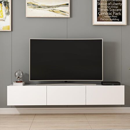 RİGEL TV ÜNİTESİ - PARLAK BEYAZ