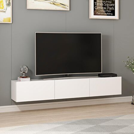 RİGEL TV ÜNİTESİ - PARLAK BEYAZ