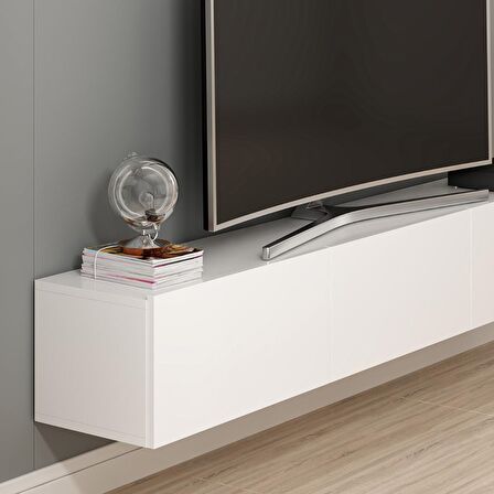 RİGEL TV ÜNİTESİ - PARLAK BEYAZ