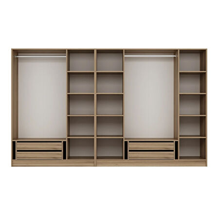 Kale Plus 7 Kapaklı 4Ç Dolap Dore Plus Dore 210CM