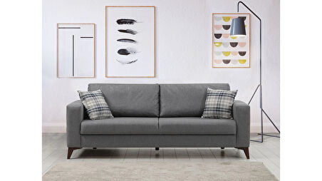 Kristal 3+3 Koltuk Takımı Koyu Gri