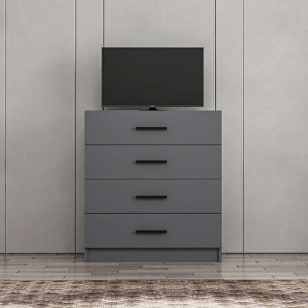 Minar Kale Tv Çekmece Modül-Antrasit