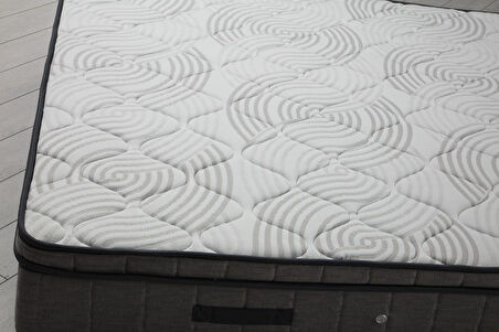 Vitalia Gizli Pedli Yatak Açık Gri 160x200