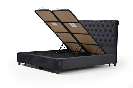 Deluxe Baza+Başlık Antrasit 140x200