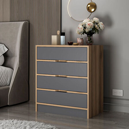 Elina Şifonyer 4ç - Dore Antrasit