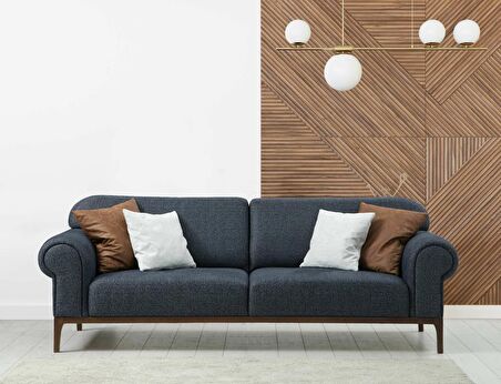 London Koltuk 3Lü Antrasit