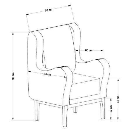 London Berjer Ares Beyaz