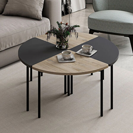 Emma Zigonlu Orta Sehpa - Senza/Antrasit