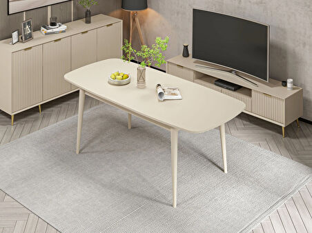 Kale Luxe Açılır Yemek Masası - Kumtaşı