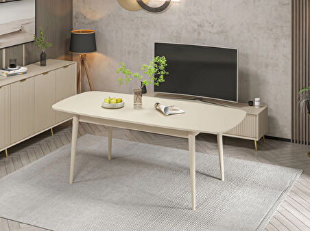 Kale Luxe Açılır Yemek Masası - Kumtaşı