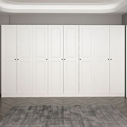 Minar Kale 210 Cm 8 Kapaklı 6B Raf Portmanto Byz Mbr İlkbahar Byz