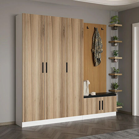 Minar Kale Dekor Panel 3 K 1B Raf Portmanto+Ayk Mind Byz Dore